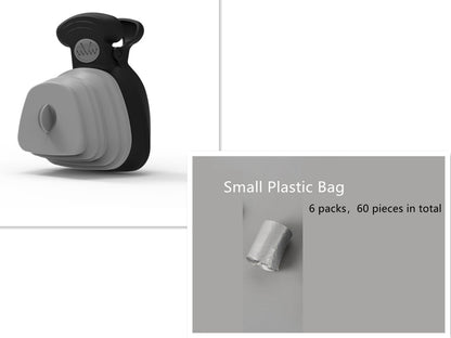 Foldable Travel Dog Poop Bag Dispenser with Poop Spoon