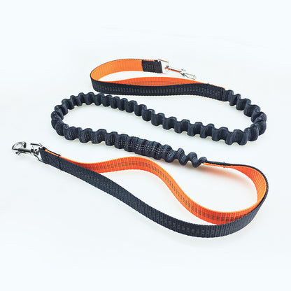 Double Elastic Reflective Running Dog Leash