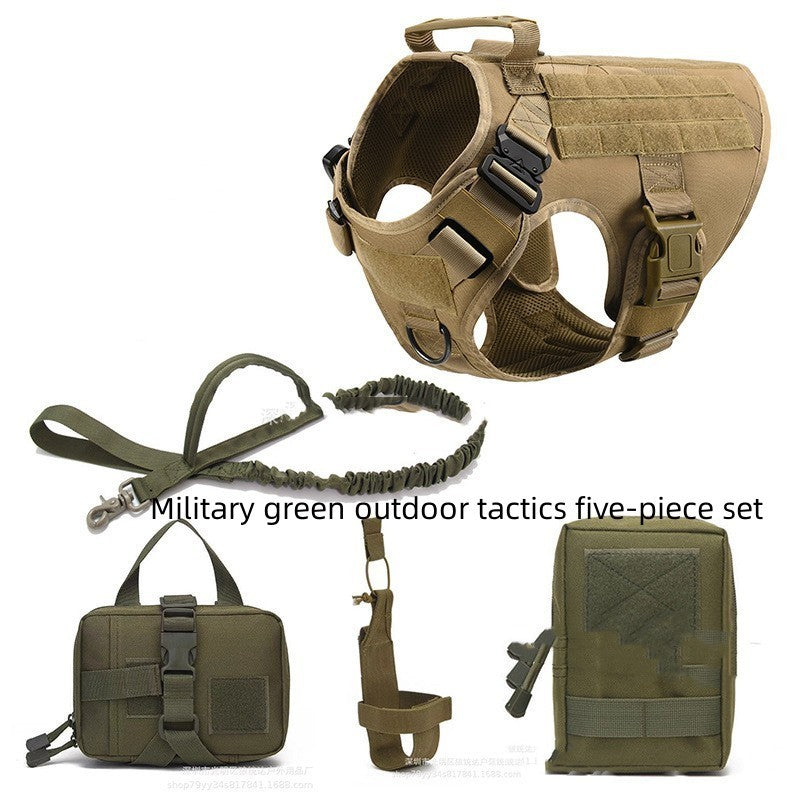 Tactical Dog Harness & Leash Set for All Breeds