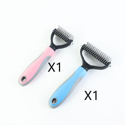 Double-Sided Pet Grooming Brush