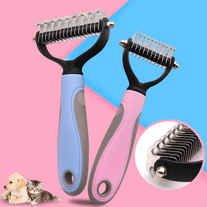 Double-Sided Pet Grooming Brush