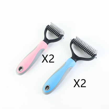 Double-Sided Pet Grooming Brush