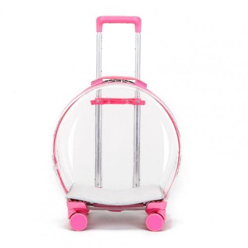 Transparent Poop Pet Dog Trolley Box