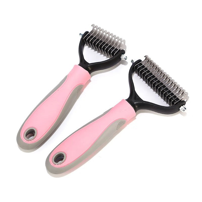 Double-Sided Pet Grooming Brush