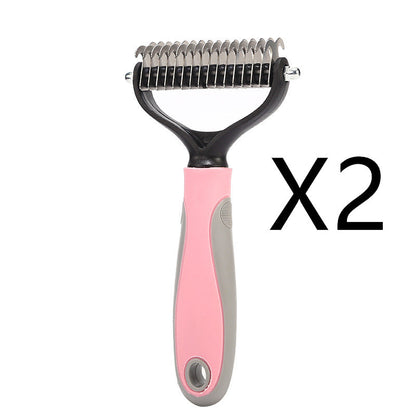 Double-Sided Pet Grooming Brush