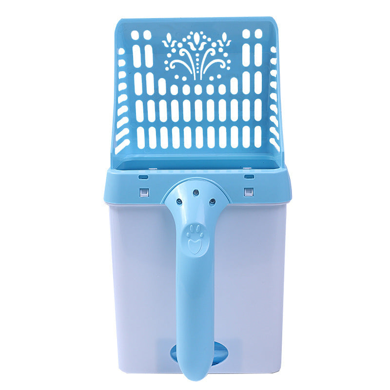 Upgraded Cat Litter Scoop & Waste Bin System with Refill Bags